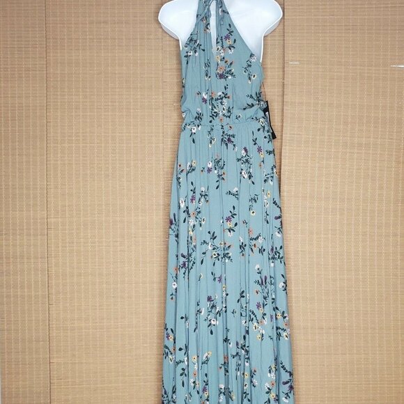 Women's Size Small Boutique Dress Floral Side Split New Maxi - Picture 4 of 12